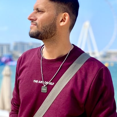 Men Square Name Necklace Fashion Pendant