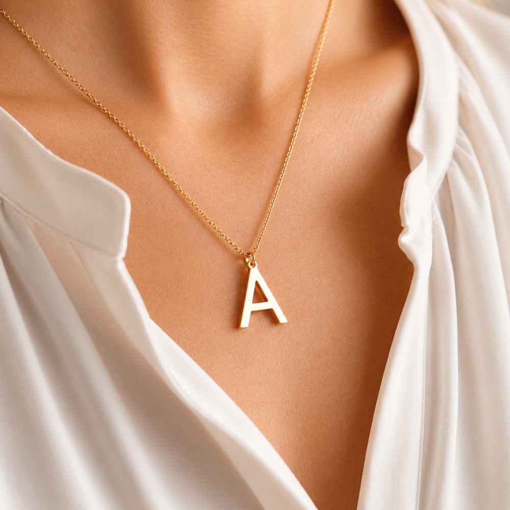 letter necklace for women, initial necklace, letter necklace,