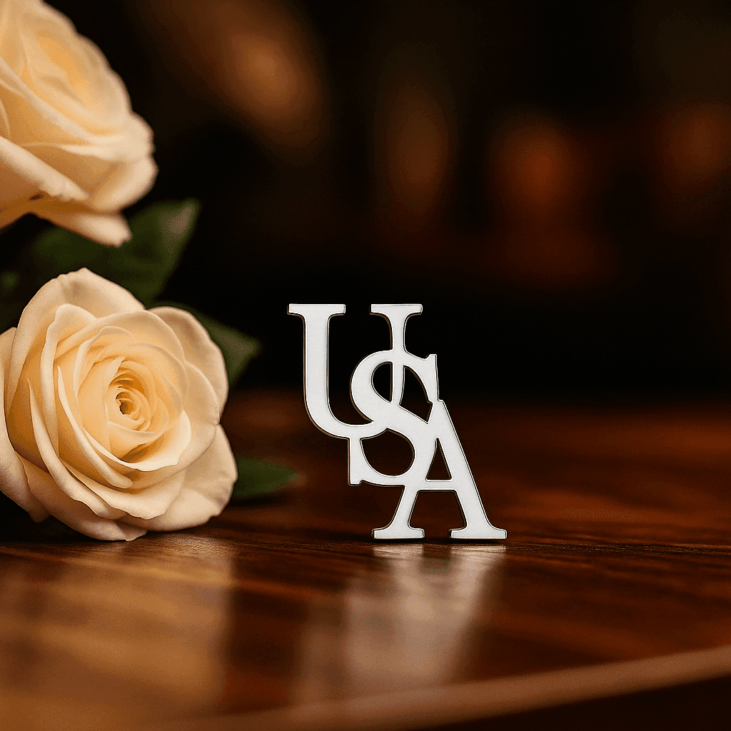 Letter brooches – A to Z initial alphabet brooch pins for men and women