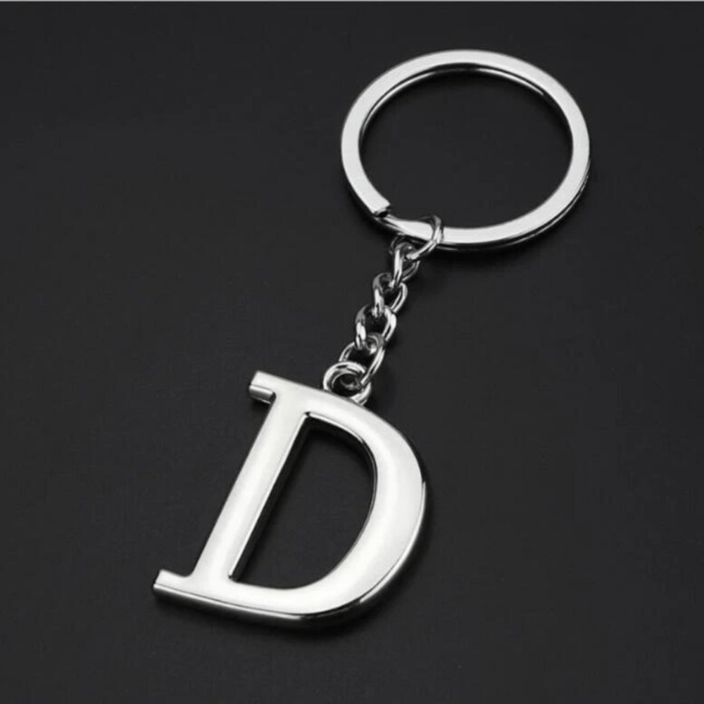 Keychain For Bike And Car Letter Alphabet English Keyring