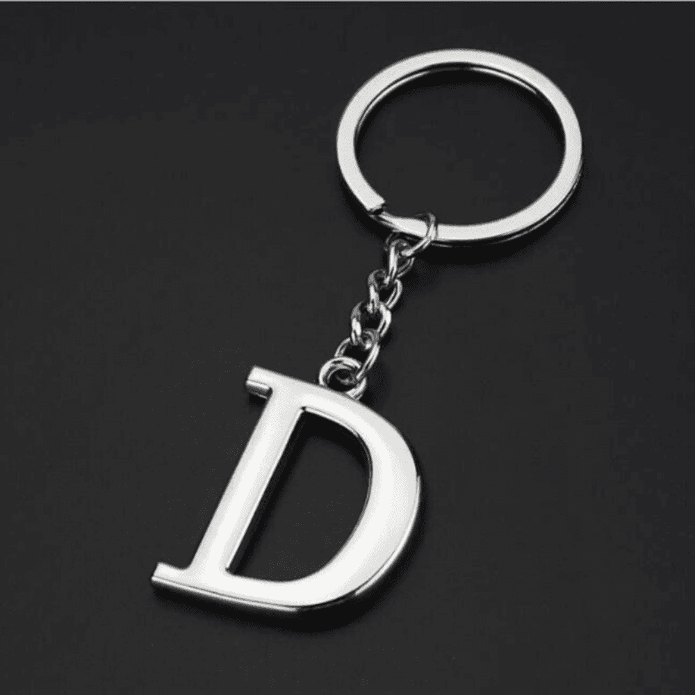 Keychain For Bike And Car Letter Alphabet English Keyring