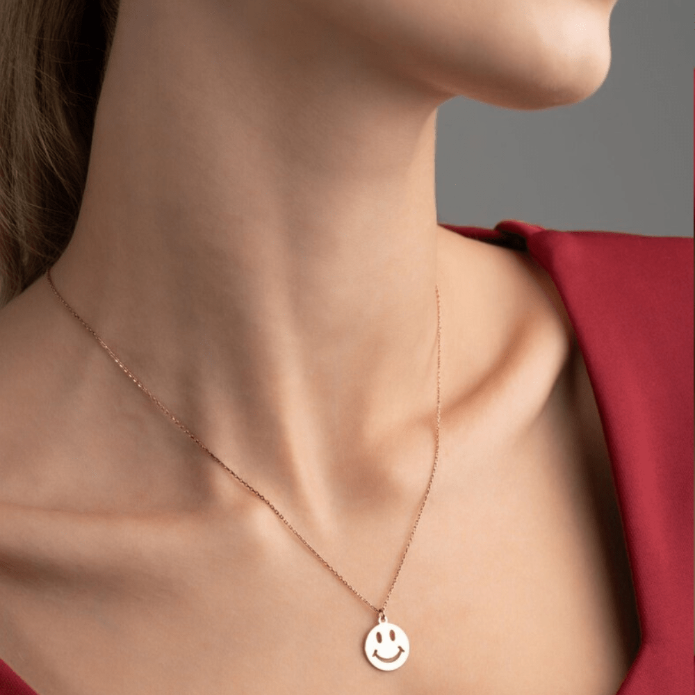 Smiley Necklace for girls and boys by ankx