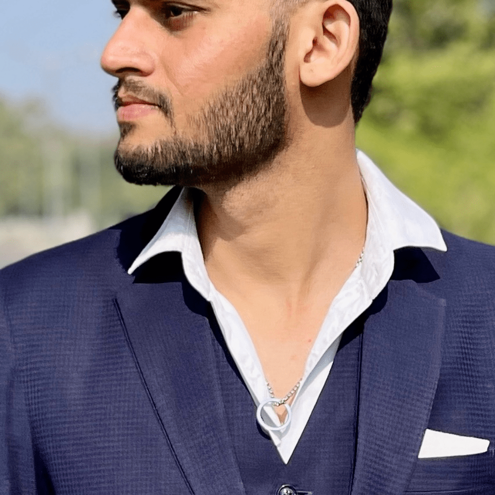 Round Necklace For Men - Minimal Men Jewellery