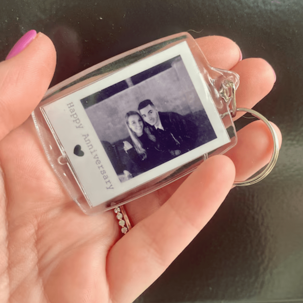 Photo Stamp Keychain Acrylic UV