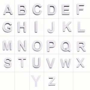 925 silver initial necklace with elegant letters featuring a polished finish for personalized style