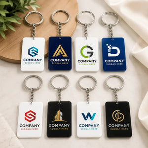 name logo brand bulk keychain keyring