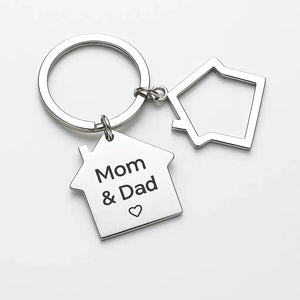 love Heart shaped personalized date keychain engraved with special calendar and charm