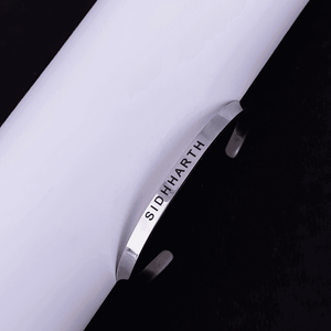 Personalized Silver Bracelet from Ankx.in in a combo pack for stylish accessories