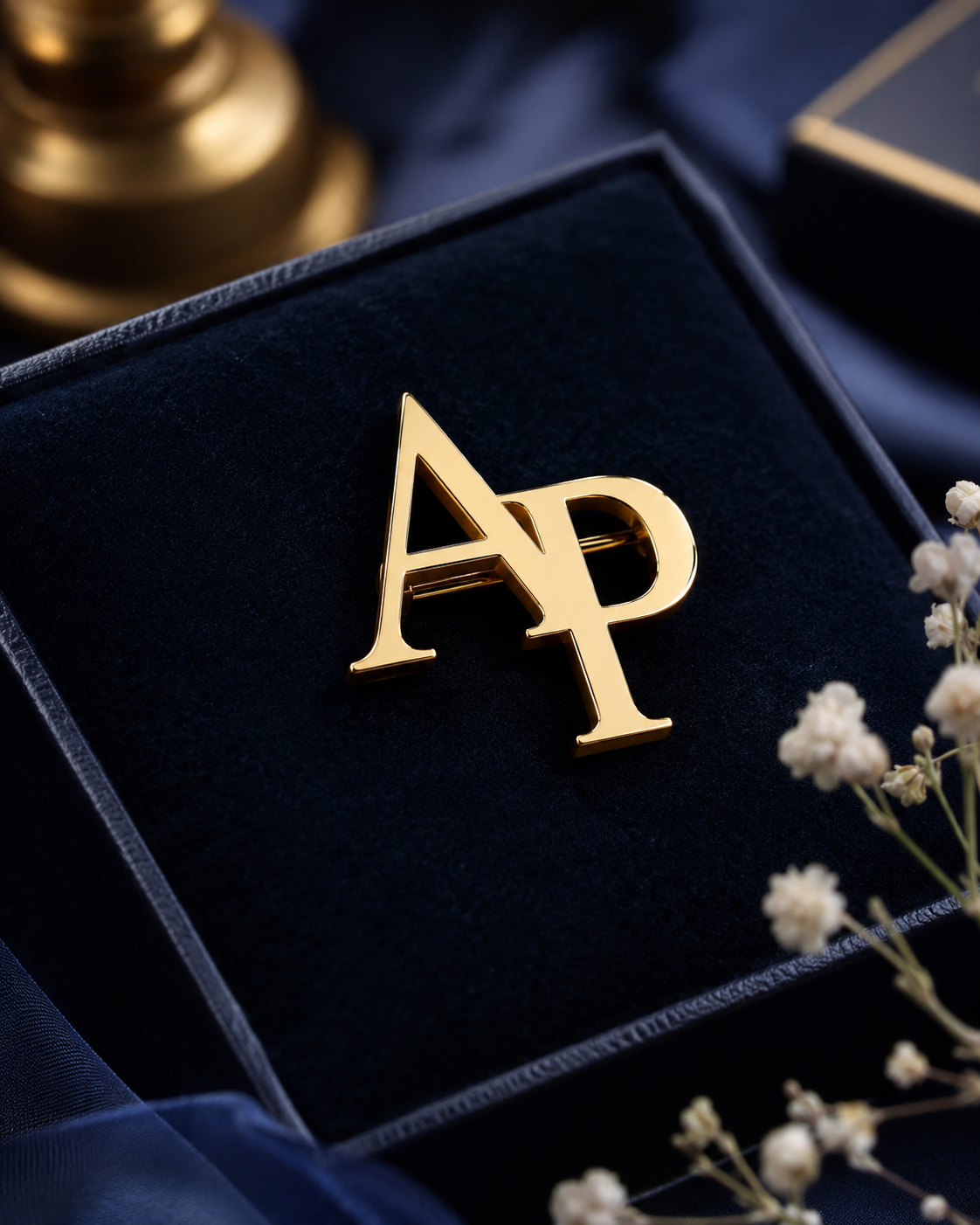 Custom Initials Brooch for Men | Personalized Lapel Pin – ANKX