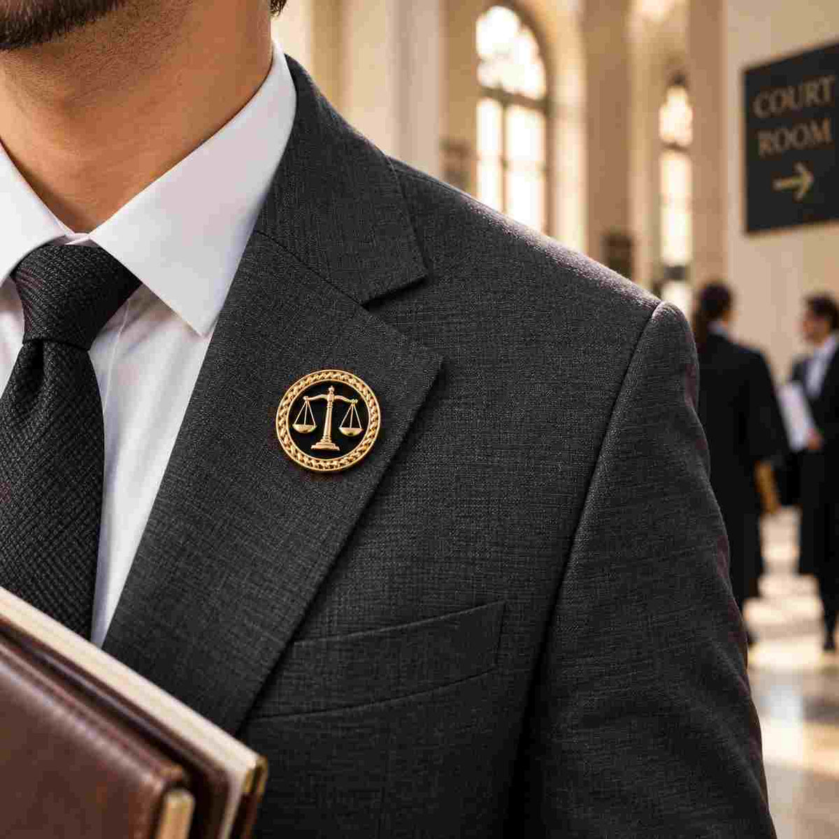 personalized gifts for lawyers and advocates custom brooch by ankx order