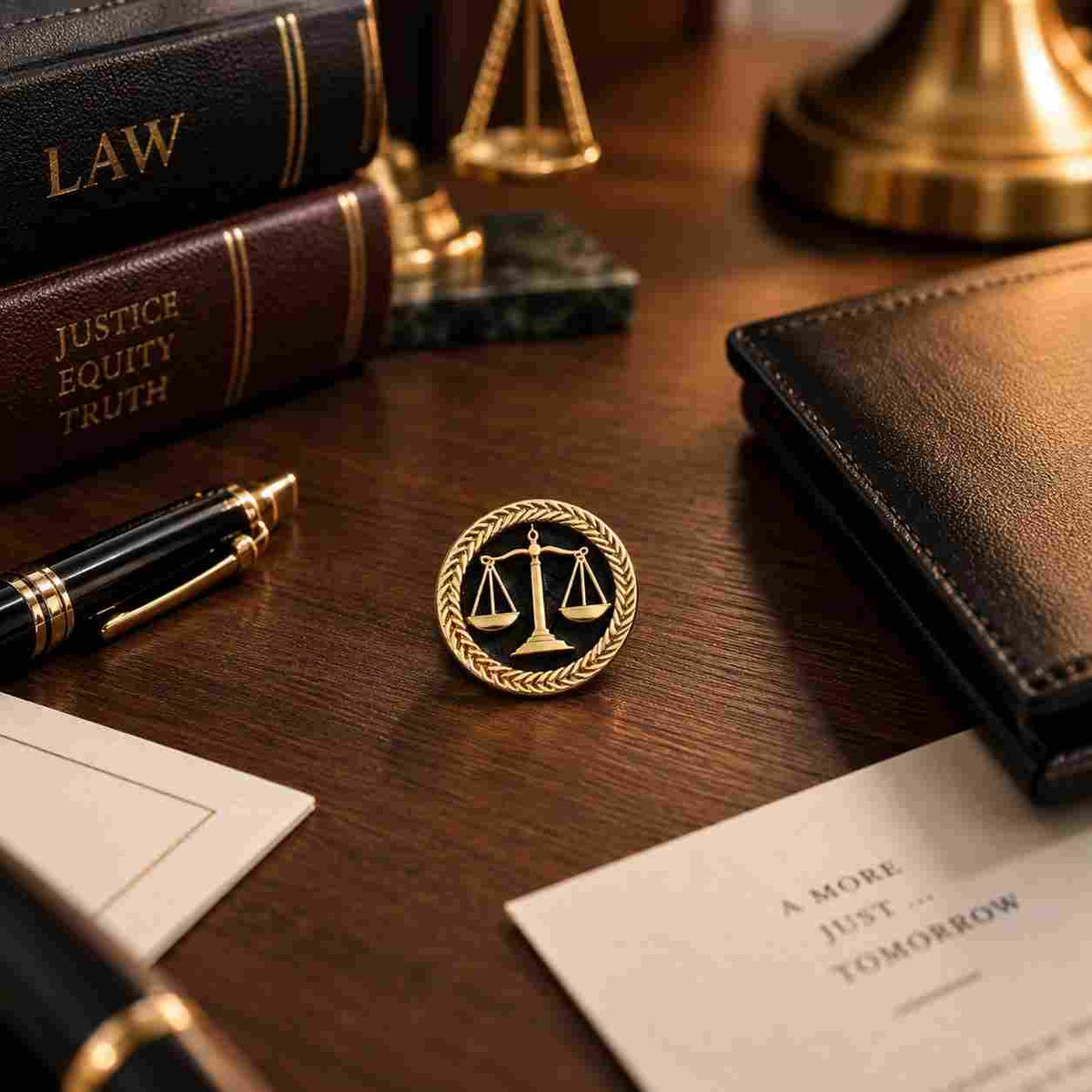 custom brooch for legal proffessionals advocates orde by ankx for gifts