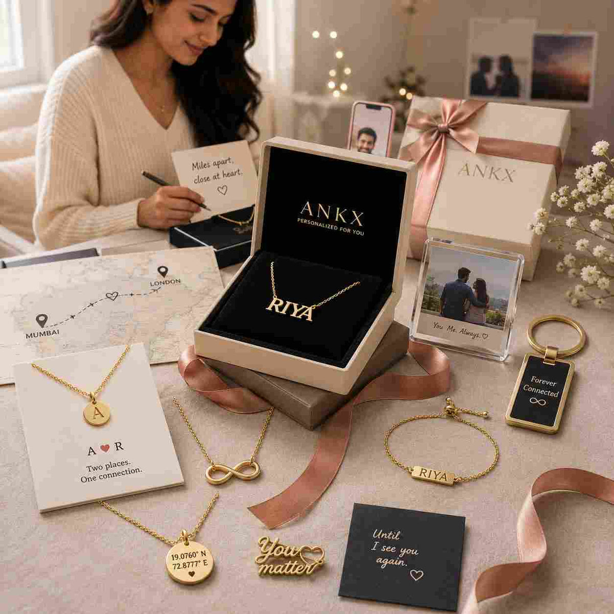 long distance relationship gifts ideas, gifts, custom, personalisation, ankx,order,for your loved ones