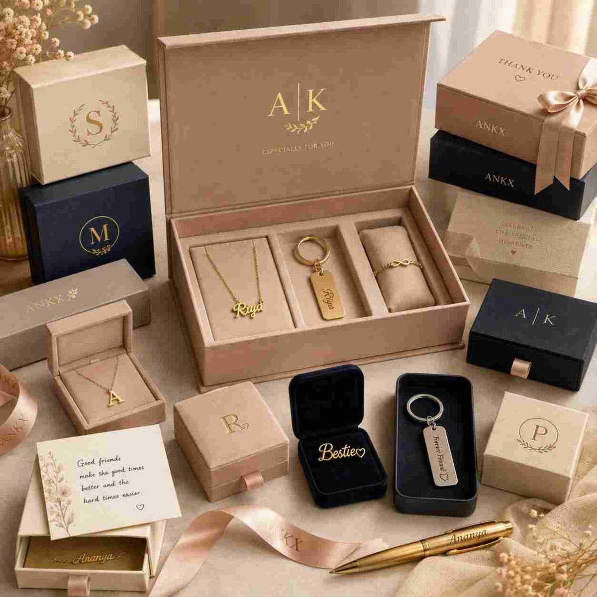 personalized gift packaging boxes, custom,ankx,order,bulk,gifts boxes