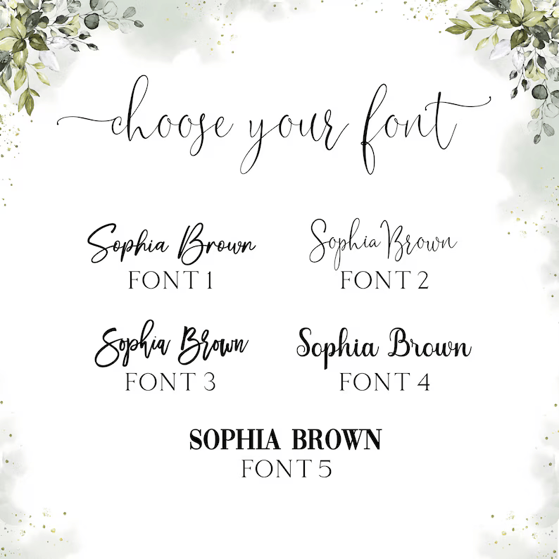 Professional office desk nameplate in acrylic with personalized text and corporate setup