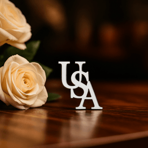 Letter brooches – A to Z initial alphabet brooch pins for men and women