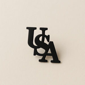 Stylish letter brooches for personalization – alphabet initials accessory for outfits