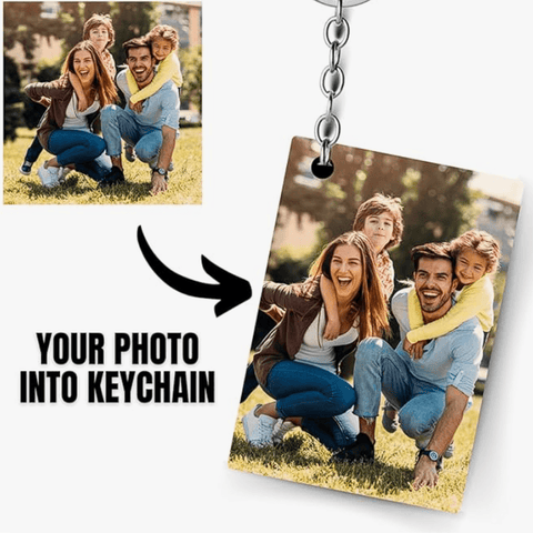 ( Pack Of 100 ) Photo Keychain MDF Wooden Car, Bike, Home keyring