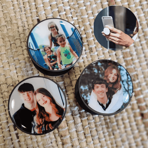 (Pack Of 10) Photo Pop Socket For Mobile phones Holder