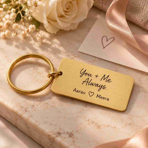 custom keychains with engraving pesonalized message 
