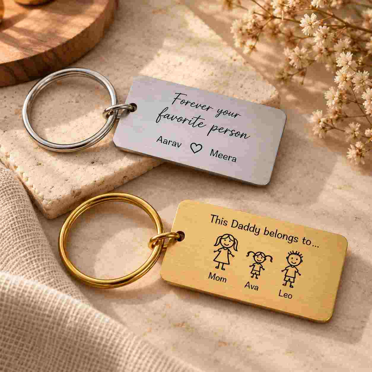 customized keychains for giftings family friends couple engrave you name at ankx order